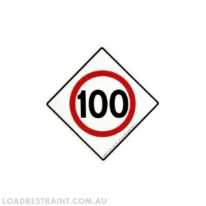 250mm Metal Speed Limiter Signage