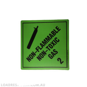 Label - Non Flammable Non Toxic Gas 2 250mm