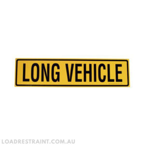 Metal Hinged Long Vehicle Sign 1200mm x 300mm