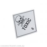 Label - Toxic 6 - 250mm