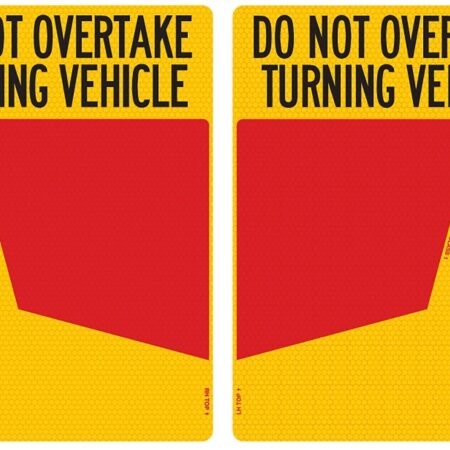 400mm x 300mm Rear Marker Signage