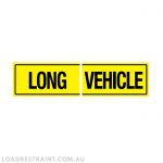 Metal Two Piece Long Vehicle Sign 1200mm x 300mm